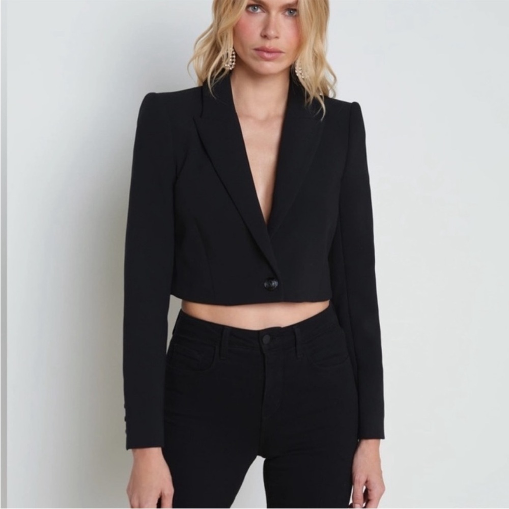 NWT L'AGENCE Elegant Black Blazer - Picture 4 of 9